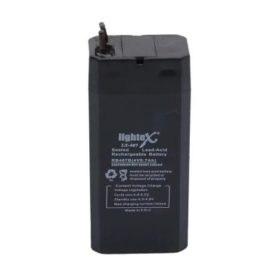BUĞZ Lightex Lt-407 4v 0.7ah Işıldak Fener Aküsü