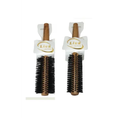 BUĞZ Liva 540-350 Saç Fırçası Yanmaz Profesyonel Fön Fırçası 2 Adet