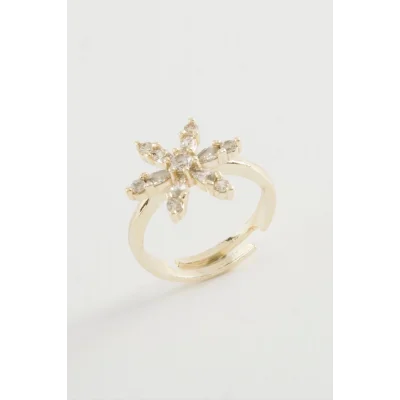  Lotus Zirkon Taşlı Yüzük