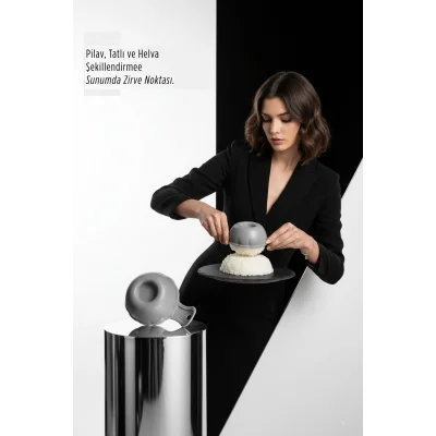 BUĞZ Lüks Sunum Sanatı: Premium Pilav, Tatlı ve Helva Şekillendirme Kalıbı