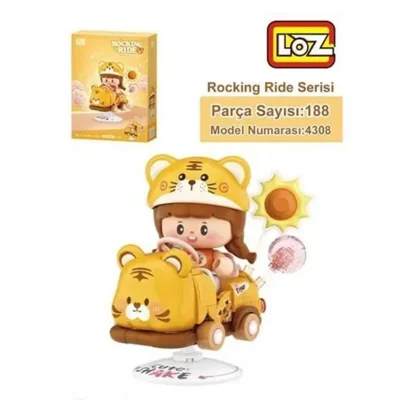 BUĞZ LZ-4308 LOZ KAPLAN SALLANMA SÜRÜŞÜ 188 PARÇA BLOCK OYUNCAK