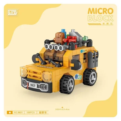 BUĞZ LZ8621 LOZ Araba Blok Seti Mini Poşet -Vagon life