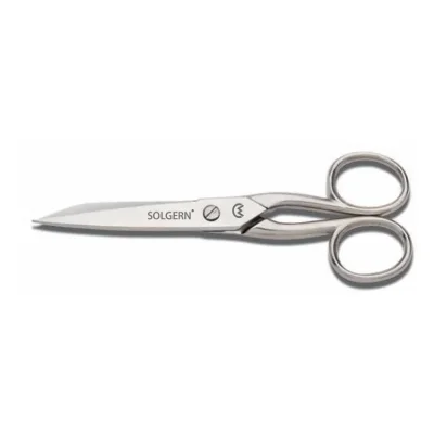 BUĞZ M-218 Sivri Uçlu İplik Temizleme Makası No: 5,5 İnç / 13,97 Cm - Nikel Kaplama