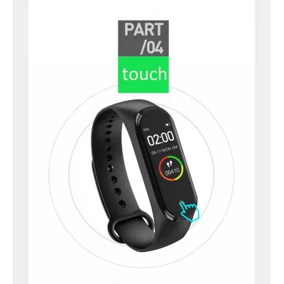 BUĞZ M4 Akıllı Saat Bileklik Kalp Hızı Kan Basıncı Nabız Pedometre Smart Watch ( BUĞZ )