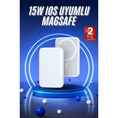 BUĞZ Magsafe Battery Pack Powerbank Kablosuz Şarj 5.000 mah