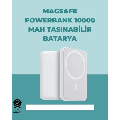  MagSafe Manyetik Powerbank – iPhone İçin Hızlı, Kablosuz ve Güvenli Şarj