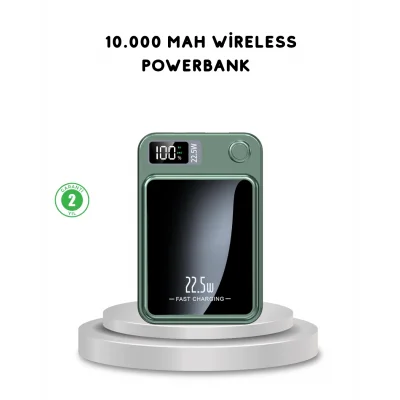 BUĞZ MagSafe Powerbank Kablosuz Şarjlı ve 22.5W Hızlı Şarj Destekli