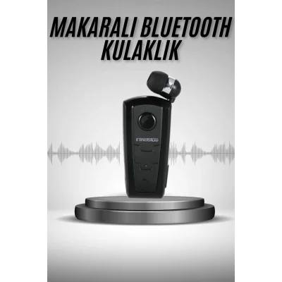  Makaralı Bluetooth Kulakiçi Yaka Kulaklığı Kablosuz Kulaklık