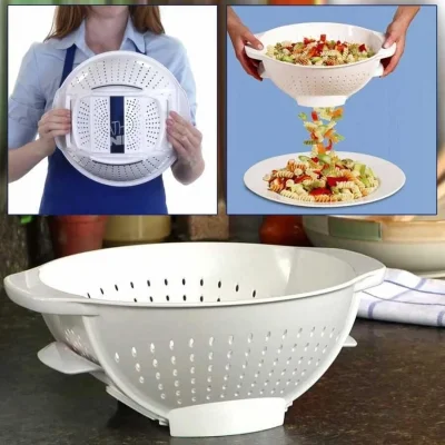 BUĞZ Makarna Süzgeci - Akıllı Makarna Süzgeci