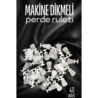 BUĞZ Makine Dikmeli Perde Düğmesi Perde Ruleti Perde Düğmesi 40 Adet