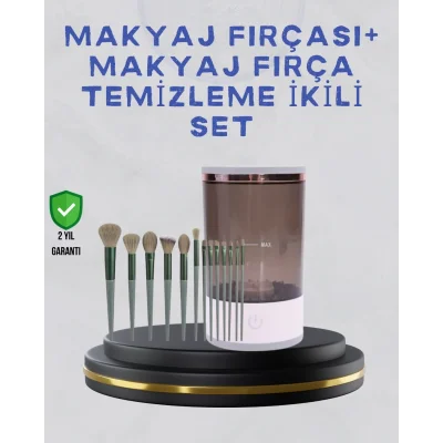 BUĞZ Makyaj Fırçası ve Elektrikli Fırça Temizleyici Kampanya Paketi
