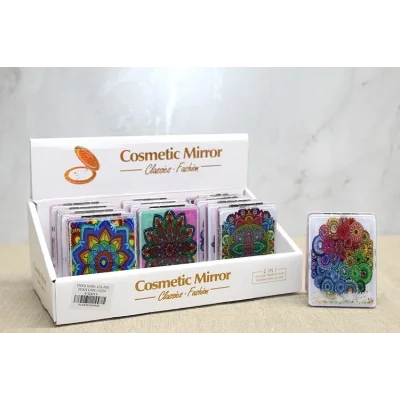 BUĞZ Mandala Desenli Hareketli Sulu El Aynası Alk4583