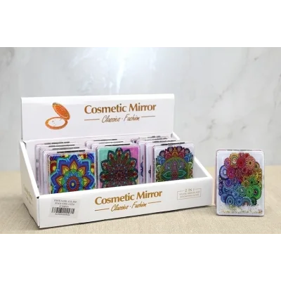 BUĞZ Mandala Desenli Hareketli Sulu El Aynası Alk4583