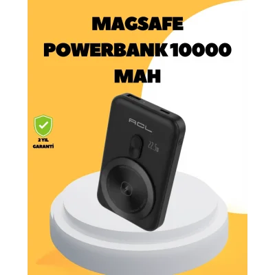 BUĞZ Manyetik Kablosuz Powerbank 22.5W Hızlı Şarj LCD Göstergeli
