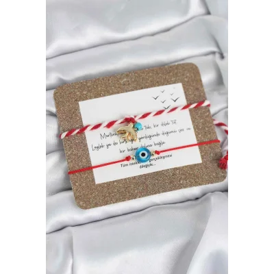 BUĞZ Marteniçka Bileklik 2li Nazar ve Kırlangıç Model