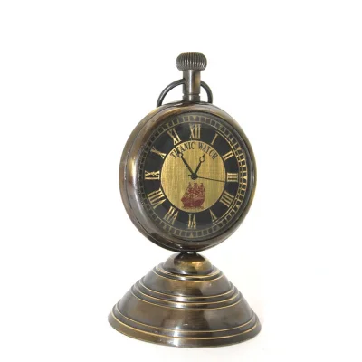 BUĞZ Masa Üstü Pirinç Saat Model 5