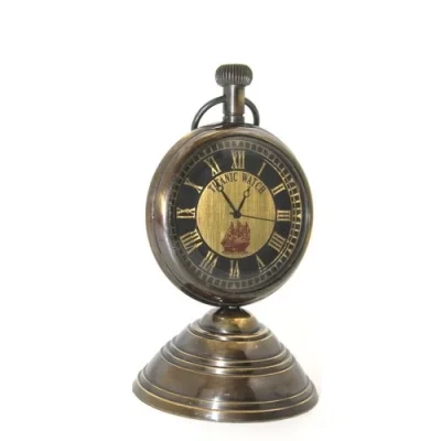  Masa Üstü Pirinç Saat Model 5