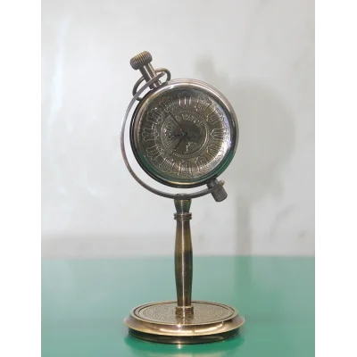 BUĞZ Masa Üstü Pirinç Saat Model 6