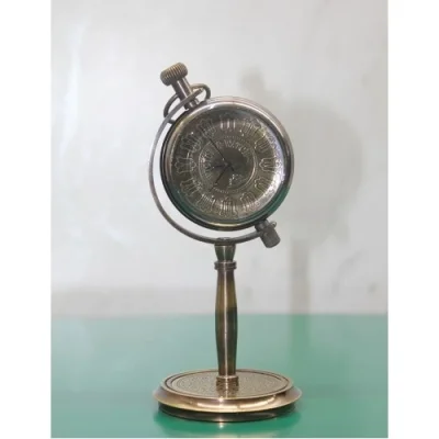  Masa Üstü Pirinç Saat Model 6