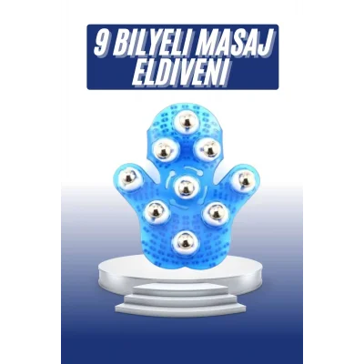 BUĞZ Masaj Aleti El Şeklinde Omuz Bacak Bilyeli Masaj Eldiveni El Şekilli