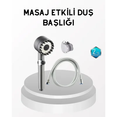 BUĞZ Masaj Etkili Duş Başlığı – Su Tasarruflu, Yüksek Basınçlı ve Cilt Dostu Tasarım