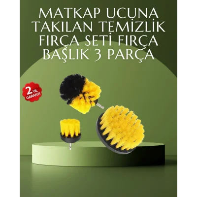  Matkap Ucu Temizlik Fırçası Seti Ev ve Araç İçin