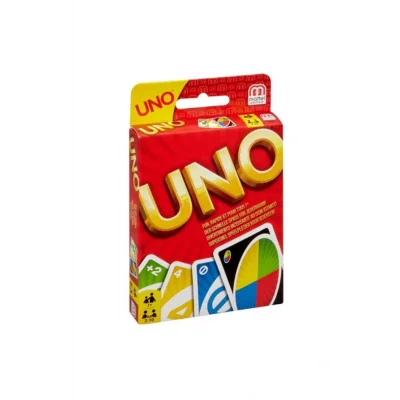 BUĞZ Mattel Games UNO Uno Kartlar, Renk ve Sayı Eşleştirmeli Klasik Kart Oyunu, Mattel Games W2087 W2087