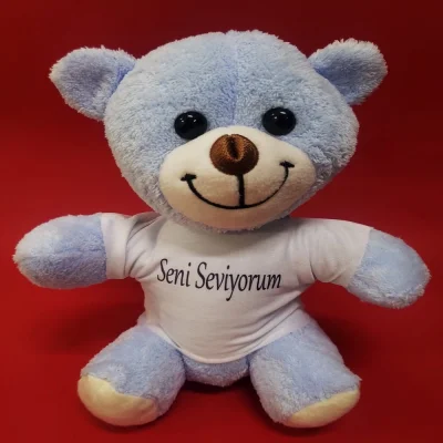 BUĞZ Mavi Seni Seviyorum Tişörtlü Ayı