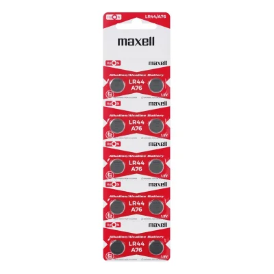BUĞZ Maxell Lr44 Ag13 Sr44 A76 1.5v Alkalin Saat Pili 10 Adet