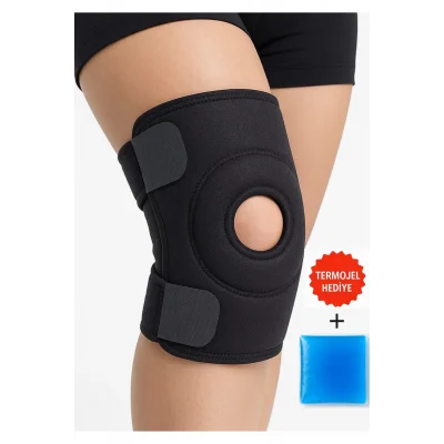  Medical Destekli Diz Korsesi Çapraz Bağ Menisküs Ağrısı Için Sporcu Dizlik, Termolu Jelli