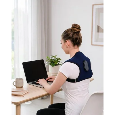 BUĞZ Medikal Destekli Akıllı Sırt Duruş Düzeltici Isıtmalı Masaj Kemeri