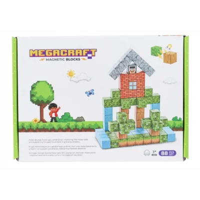  Megacraft Orman ve Ev Temalı Mıknatıslı Bloklar 88 Parça