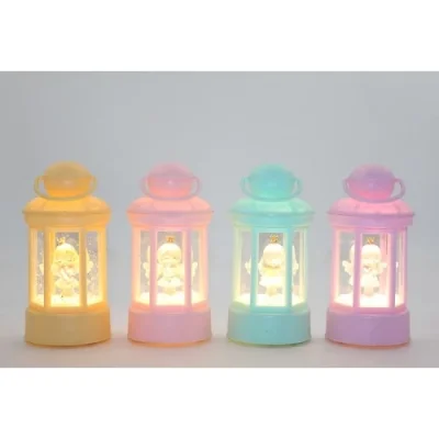  Melek Figürlü Işıklı Kar Küresi