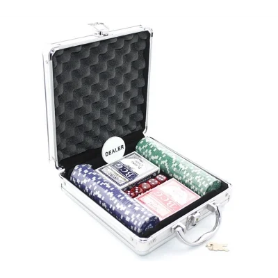 BUĞZ Metal Çantalı 100 Chipli Poker Oyunu Alk1495