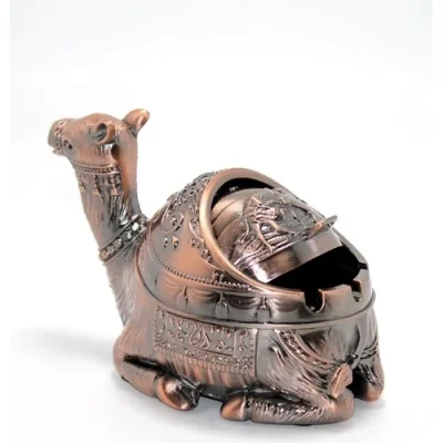  Metal Deve Figürlü Küllük