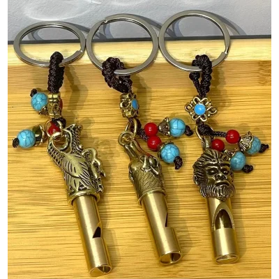 BUĞZ Metal Figürlü Düdük Anahtarlık Alk4461