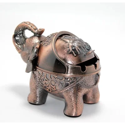 BUĞZ Metal Fil Figürlü Küllük Alk1656