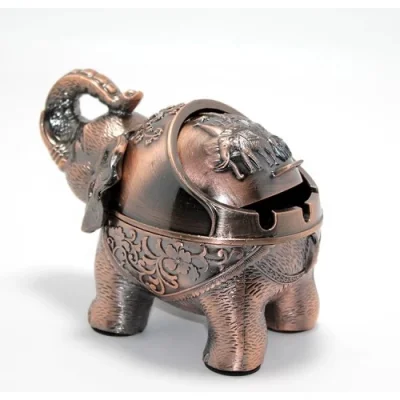  Metal Fil Figürlü Küllük Model 2