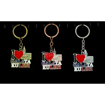 BUĞZ Metal Galata Kulesi Anahtarlık Alk2208