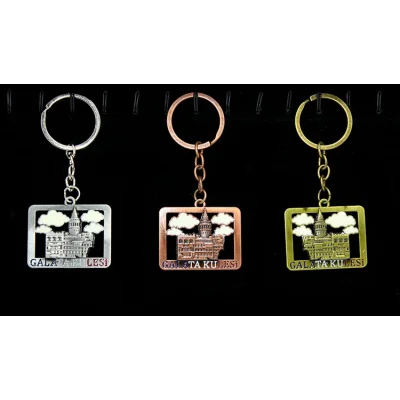 BUĞZ Metal Galata Kulesi Anahtarlık Model 1