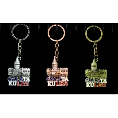BUĞZ Metal Galata Kulesi Anahtarlık Model 2