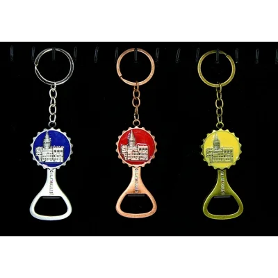 BUĞZ Metal Galata Kulesi Anahtarlık Ve Açacak Model 2