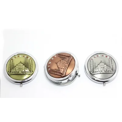 BUĞZ Metal İstanbul Temalı Yöresel Kabartmalı El Aynası 2alk112