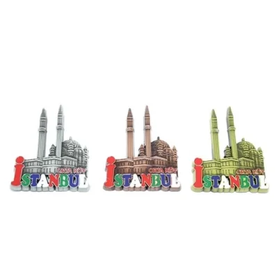  Metal İstanbul Temalı Yöresel Magnet Model 2