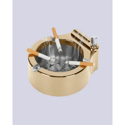 BUĞZ Metal Küllük Gizli Ateşleme Sistemli Şık Tasarım - BUĞZ