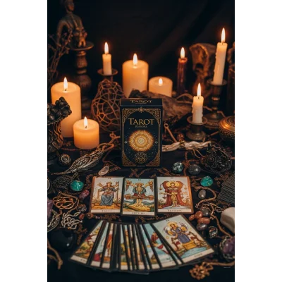  Metal Kutulu Tarot Kartı Manara