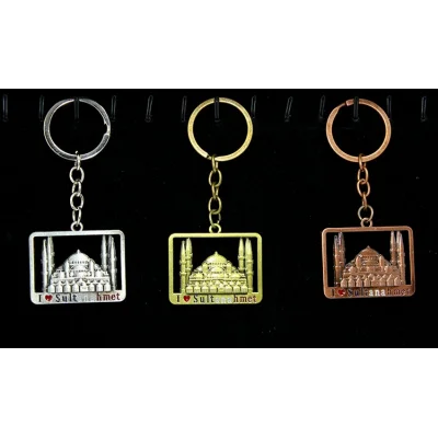 BUĞZ Metal Sultanahmet Anahtarlık Kare