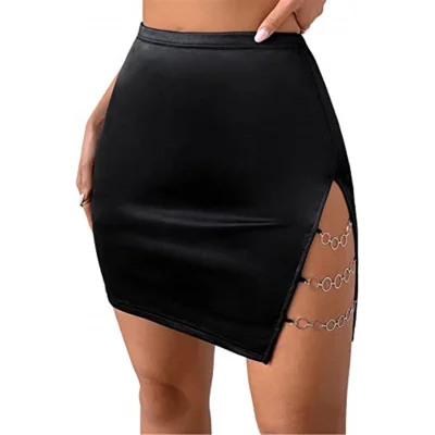 BUĞZ Metalli Mini Etek