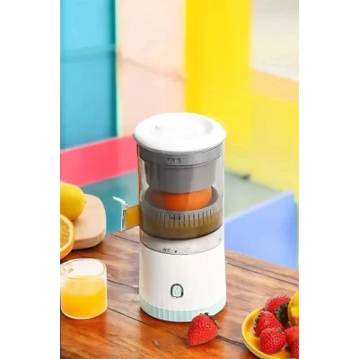  Meyve Sıkacağı USB Şarjlı Taşınabilir Çift Bıçaklı Güvenlik Kilidi