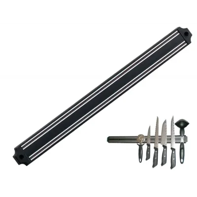 BUĞZ Mıknatıslı Bıçak Tutucu Stand - 49 Cm, Siyah